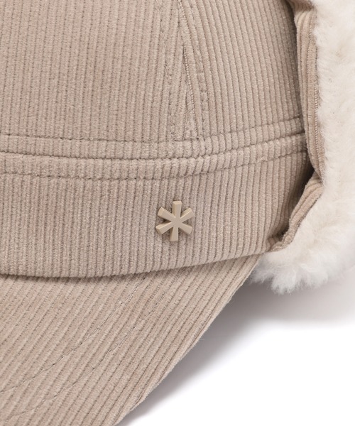 snow peak（スノーピーク） Snow Peak / Merino Wool Corduroy Ear Cap