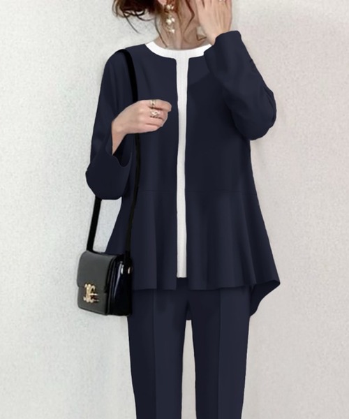 VIBGYOR セットアップ FReePLACe/2点セット ノーカラージャケット