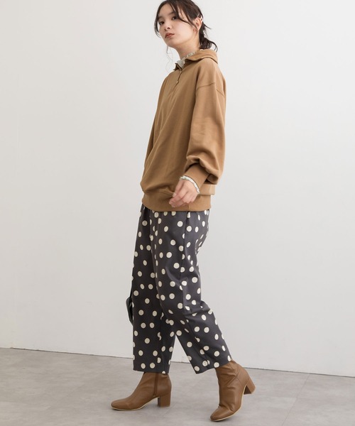 「POU DOU DOU」 スウェットカットソー 3 アイボリー レディース_画像4