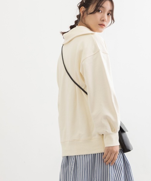 「POU DOU DOU」 スウェットカットソー 3 アイボリー レディース_画像9