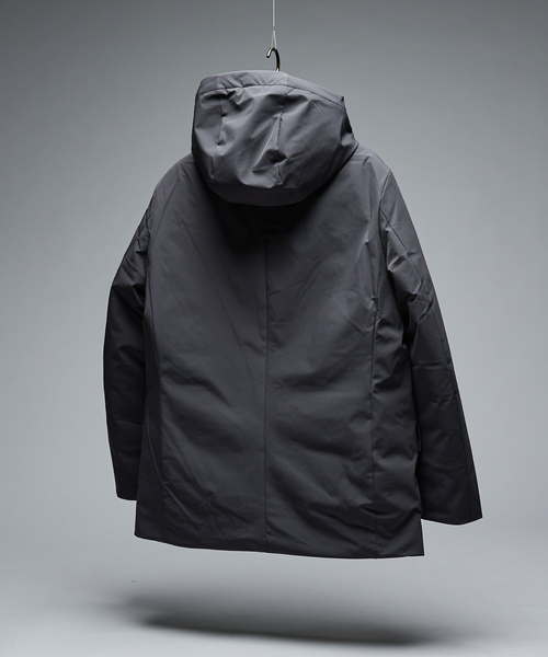 CAPE HORN フード付きダウンジャケット グレー CAPEHORN（ケープホーン） ダウンジャケット ダウン 「CAPE HORN