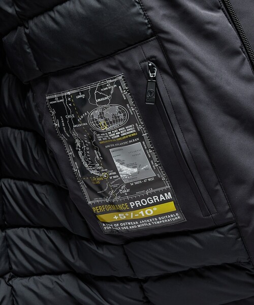 ダウンジャケット ダウン 「CAPE HORN」NOLASCO フーデット ダウンジャケット / ダウンコート メンズ レディースの画像