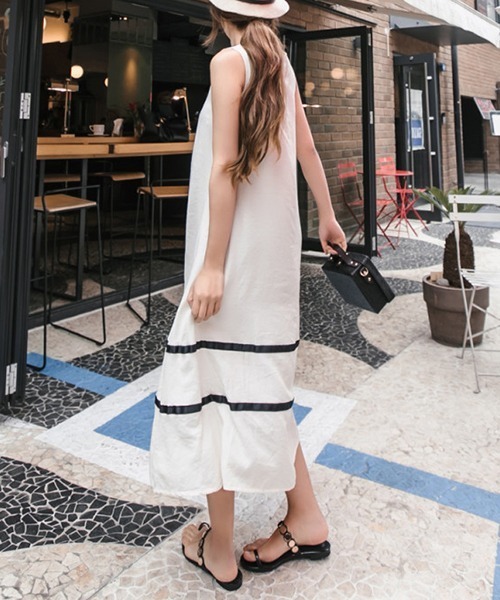 「gossip!ロサンゼルス」 ノースリーブワンピース FREE ブラック レディース_画像6