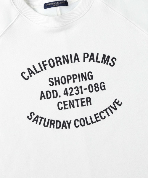 「HONEYSUCKLE ROSE」 スウェットカットソー L ホワイト レディース_画像9