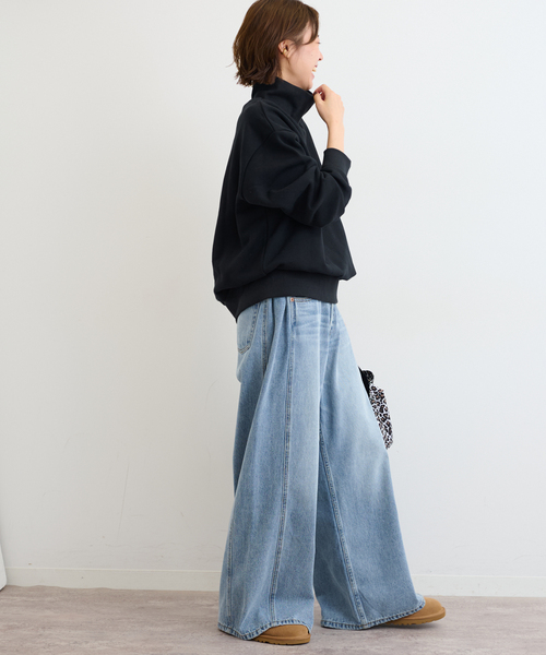 未使用タグ付きrumcheハイネックスウェット　トップス　ラムシェ　トレーナー JOURNAL STANDARD relume（ジャーナルスタンダード レリューム