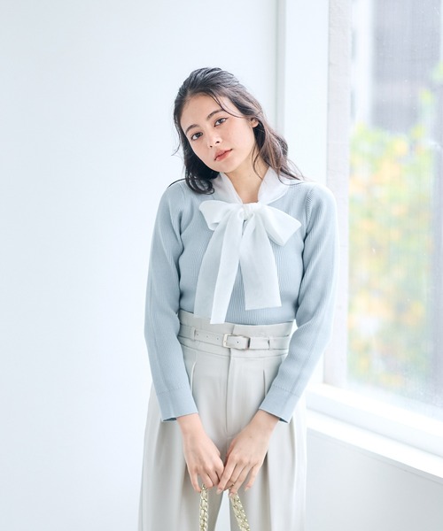 12Twelve Agenda（トゥエルブ アジェンダ） ニット セーター ボウタイ