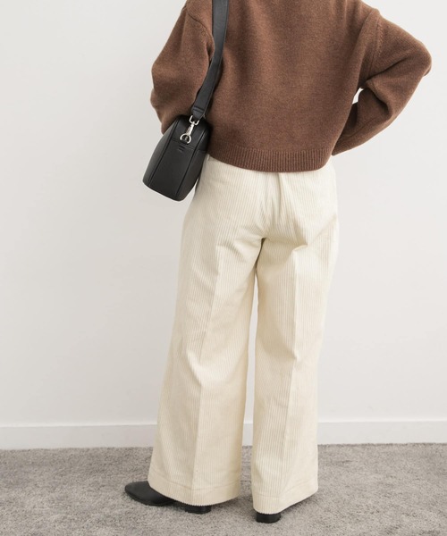 「URBAN RESEARCH DOORS」 コーデュロイパンツ MEDIUM アイボリー レディース_画像6