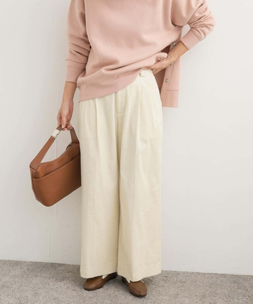 「URBAN RESEARCH DOORS」 コーデュロイパンツ MEDIUM アイボリー レディース_画像8