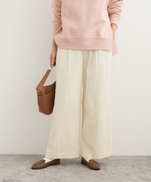 「URBAN RESEARCH DOORS」 コーデュロイパンツ MEDIUM アイボリー レディース_画像9