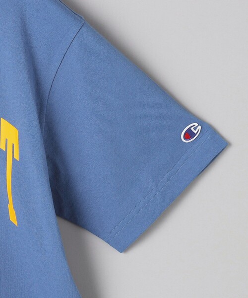 「FREAK'S STORE」 「champion」半袖Tシャツ LARGE オフホワイト レディース_画像2