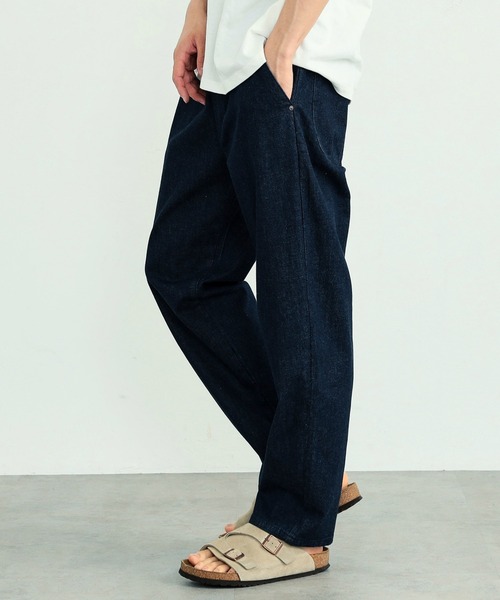 「Lee」 イージーパンツ FREE ネイビー メンズ_画像6