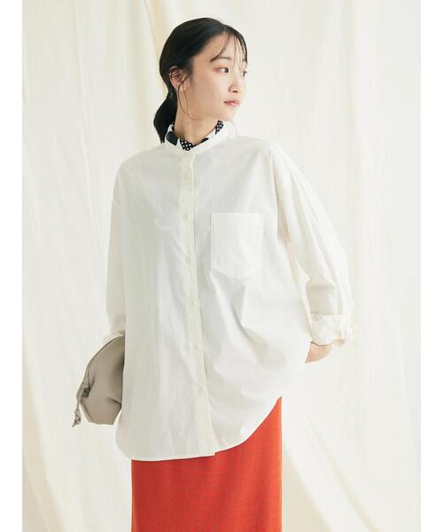 「CRAFT STANDARD BOUTIQUE」 長袖ブラウス L グレー系その他2 レディース_画像2