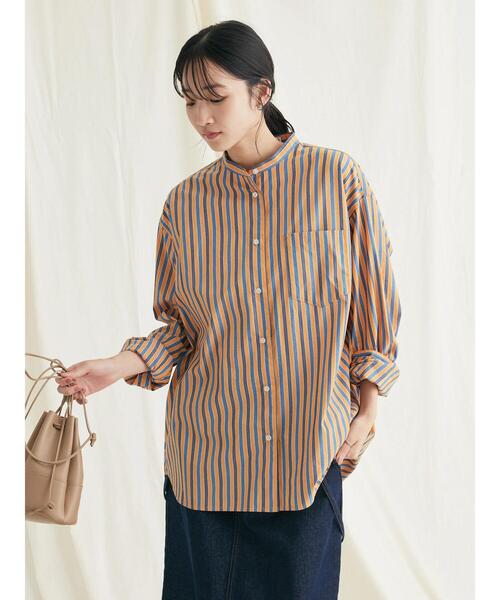 「CRAFT STANDARD BOUTIQUE」 長袖ブラウス L グレー系その他2 レディース_画像3