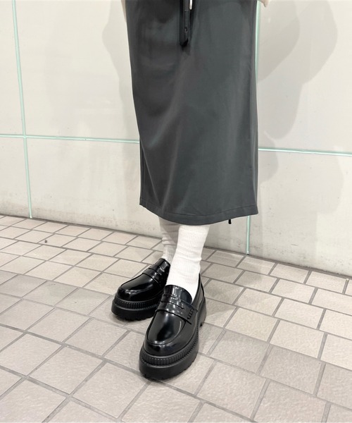 「R&E」 シューズ M ブラック レディース_画像8