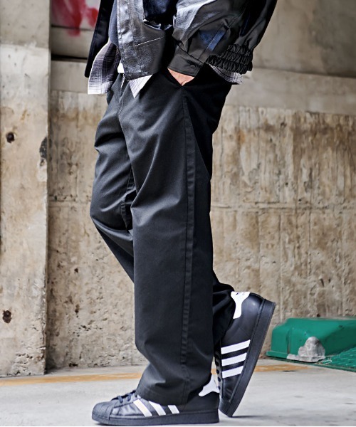  トレフォイル ライン入りデニムパンツ ストリート Dickies（ディッキーズ） ジーンズ 「Dickies/ディッキーズ」TCツイル