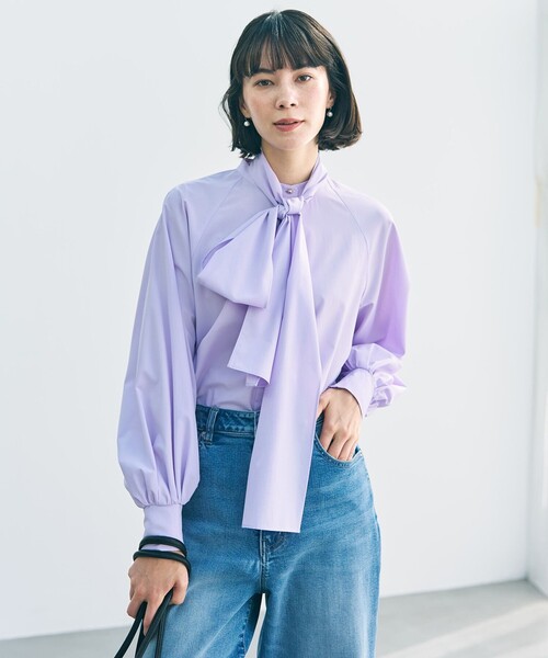 UNFILO（アンフィーロ） uvカット ブラウス シャツ 「取り外し可能な 