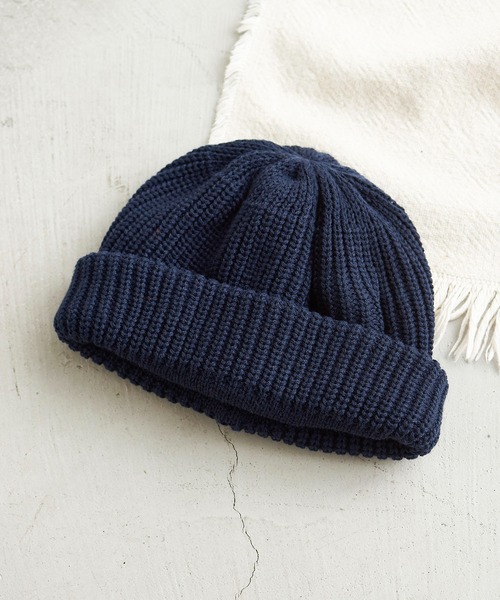 「Mighty Shine」 ニットキャップ FREE ネイビー メンズ_画像2