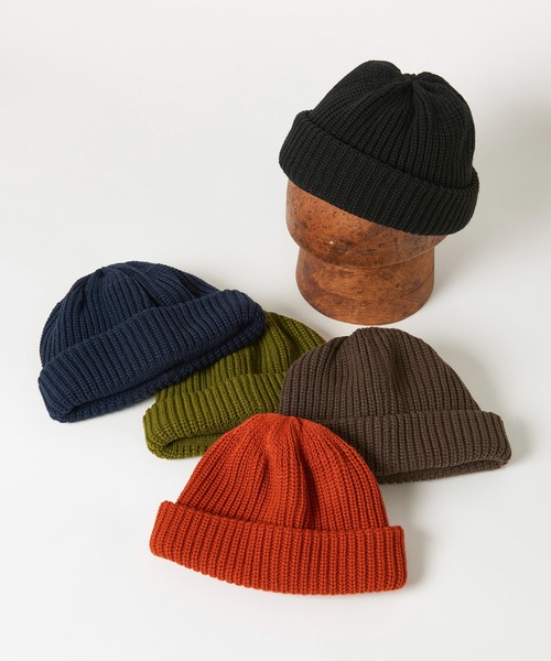 「Mighty Shine」 ニットキャップ FREE ネイビー メンズ_画像4