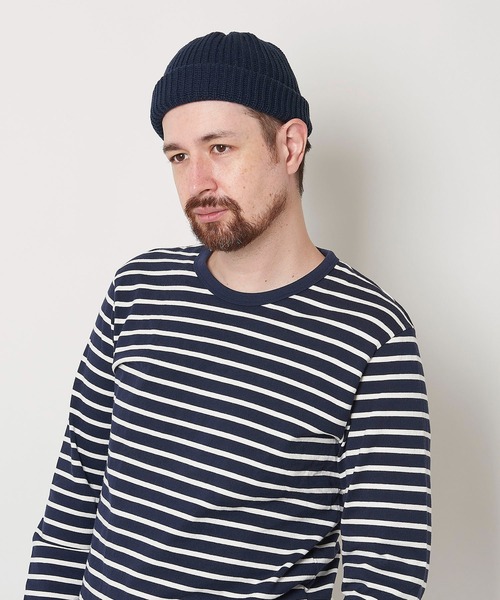 「Mighty Shine」 ニットキャップ FREE ネイビー メンズ_画像8