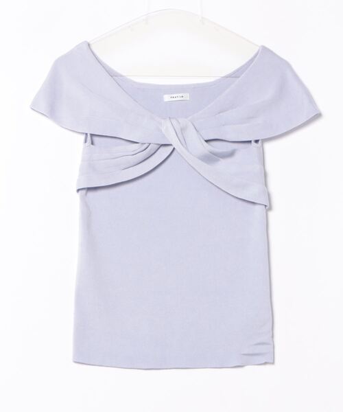 「FRAY I.D」 ノースリーブニット FREE ラベンダー レディース_画像2