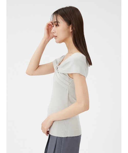 「FRAY I.D」 ノースリーブニット FREE ラベンダー レディース_画像5