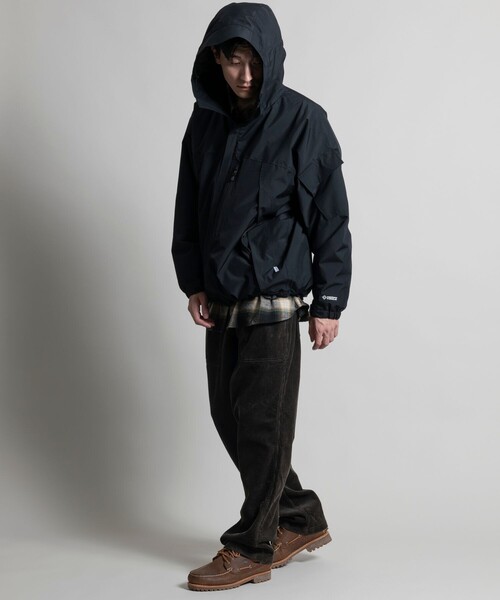 「+phenix」 マウンテンパーカー LARGE ブラック メンズ_画像6