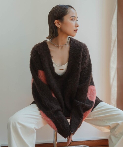 Knuth Marf ニット Knuth Marf - double-faced border knit / ダブルフェイス ボーダー