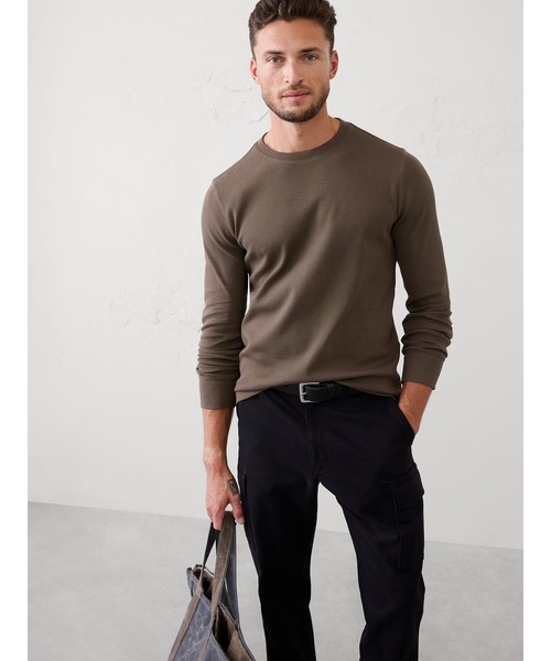 【新品未使用】BANANA REPUBLIC◇カットソー【S】シンプル　無地　茶 BANANA REPUBLIC（バナナリパブリック） tシャツ BANANA REPUBLIC