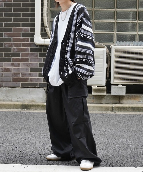 「Confirm」 ニットカーディガン M ホワイト系その他 メンズ_画像7