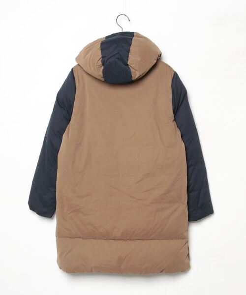 「BEAMS HEART」 ダウンコート 1 ネイビー レディース_画像2