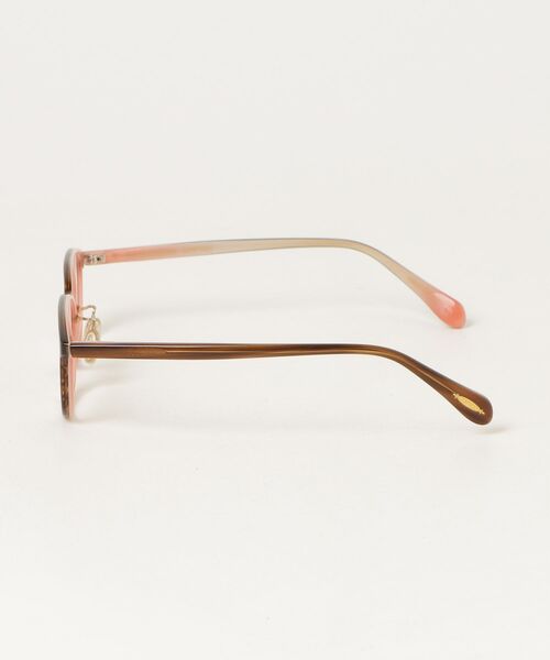 「OLIVER PEOPLES」 メガネ - ブラウン レディースの画像