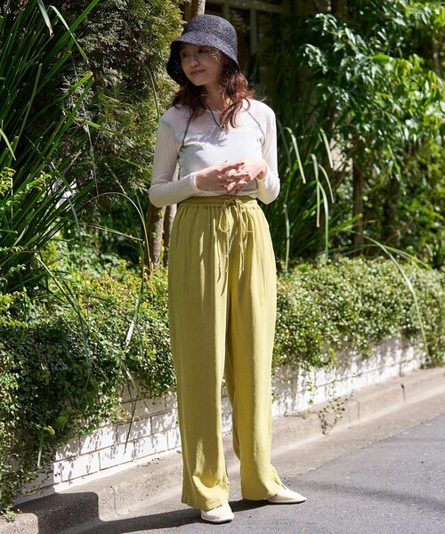 「FREAK'S STORE」 ストローハット ONE SIZE ナチュラル レディース_画像5