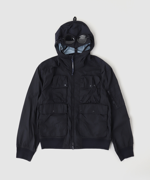 CP COMPANY CHROME-R ブルゾン C.P. Company Chrome-R Full Button Jacket in Smoked Pearl