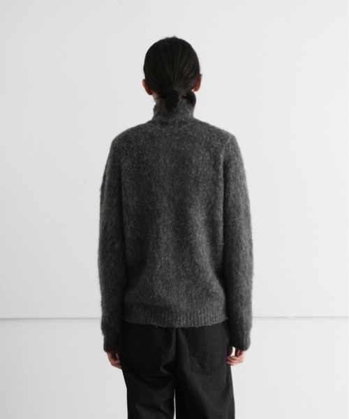 「KAIKO」 ニットカーディガン 1 ブラック メンズの画像