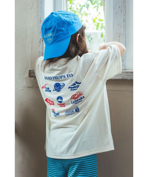 BEAMS mini（ビームス ミニ） uvカット tシャツ BIGスケーター Tシャツ