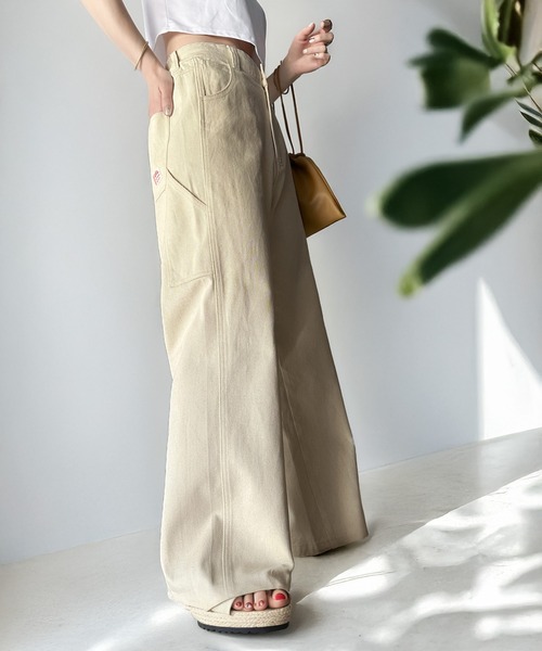 「Java」 デニムパンツ LARGE ブルー レディース_画像8