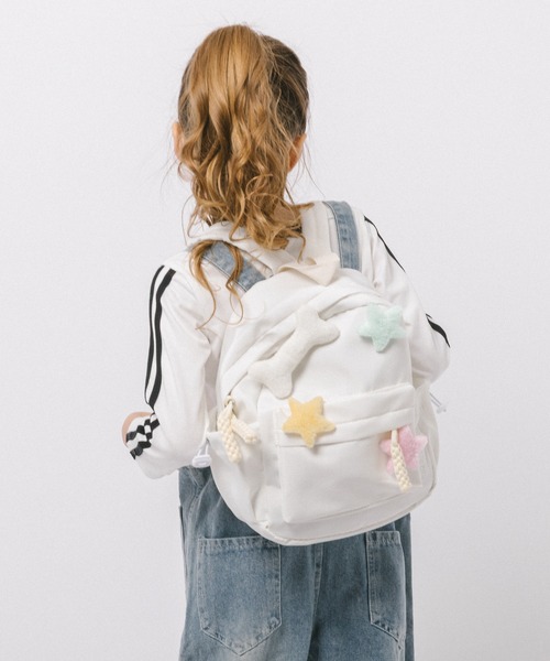 若草幼児舎　麦わら帽子とリュック kukka ja puu 上着もかけられる キッズリュック／クッカヤプー