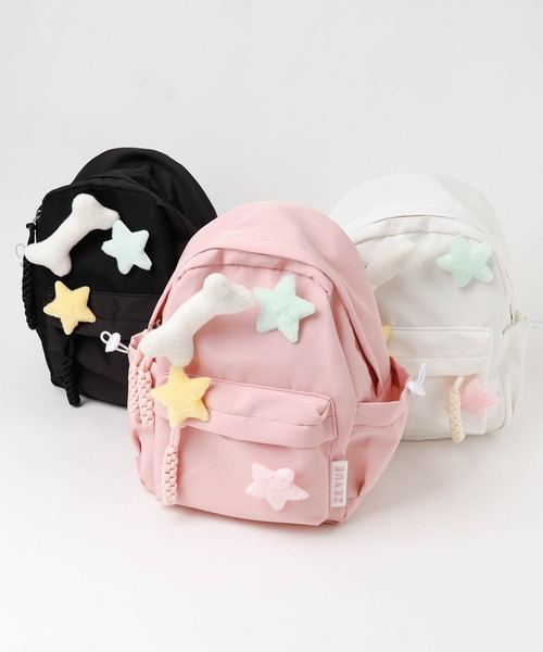 URBAN CHERRY（アーバンチェリー） リュック もこもこワッペンカラー