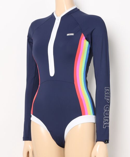 RIP CURL（リップカール） 水着 水着 ラッシュスーツ ハーフジップ