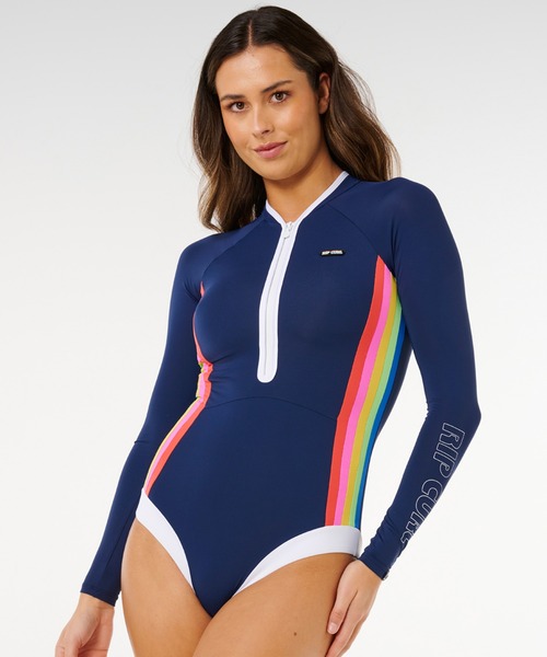 RIP CURL（リップカール） 水着 水着 ラッシュスーツ ハーフジップ