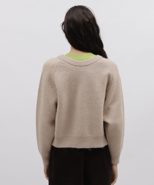 「LAKOLE」 カーディガン MEDIUM ピンク レディース_画像6