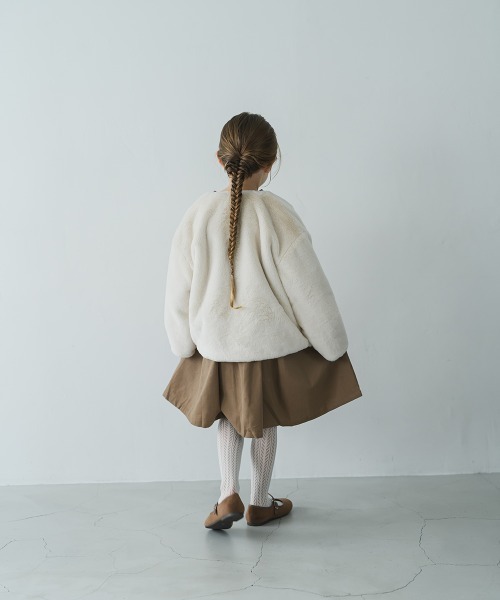 「riziere」 「KIDS」ノーカラージャケット 130 ブルーグレー キッズ_画像9