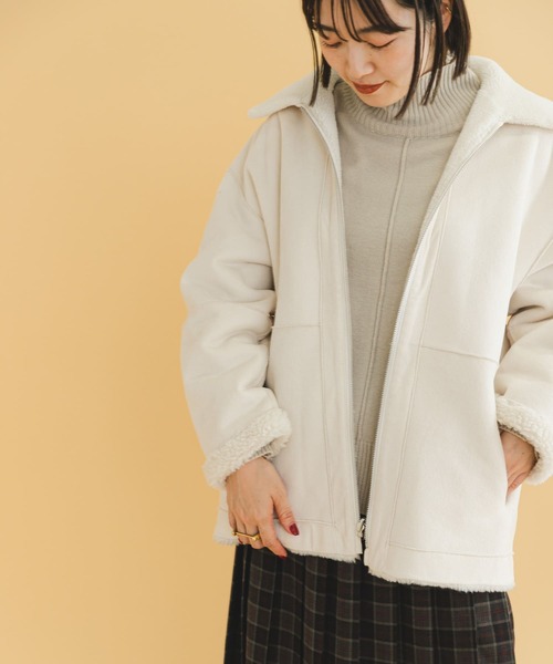 「ITEMS URBANRESEARCH」 ブルゾン FREE チャコールグレー レディースの画像