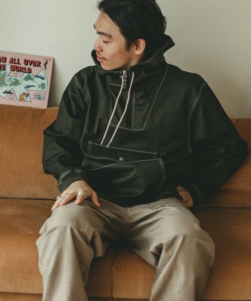 「gym master」 マウンテンパーカー MEDIUM ベージュ メンズ_画像5