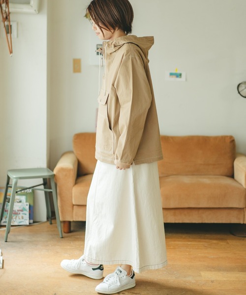 「gym master」 マウンテンパーカー MEDIUM ベージュ メンズ_画像9