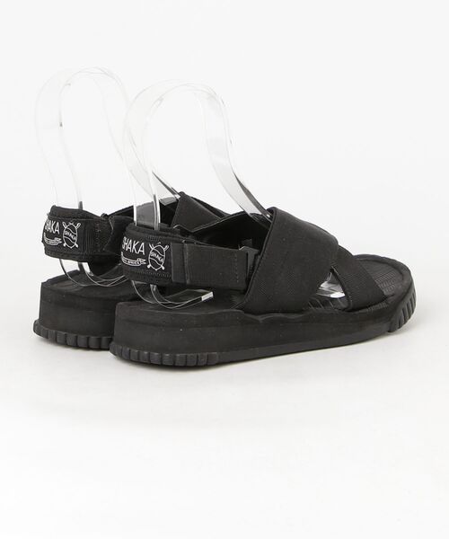 「SHAKA」 フラットサンダル 24cm ブラック レディース_画像2