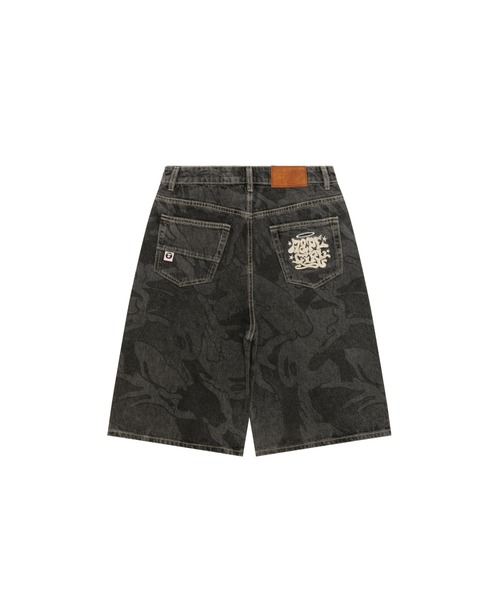 新品　即完売　A BATHING APE デニム　カーゴショーツ　パンツ　XL AAPE BY A BATHING APE（エーエイプバイアベイシングエイプ） ジーンズ