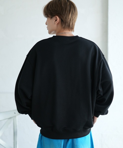 「SIDEWAY STANCE」 スウェットカットソー LARGE ブラック メンズ_画像6