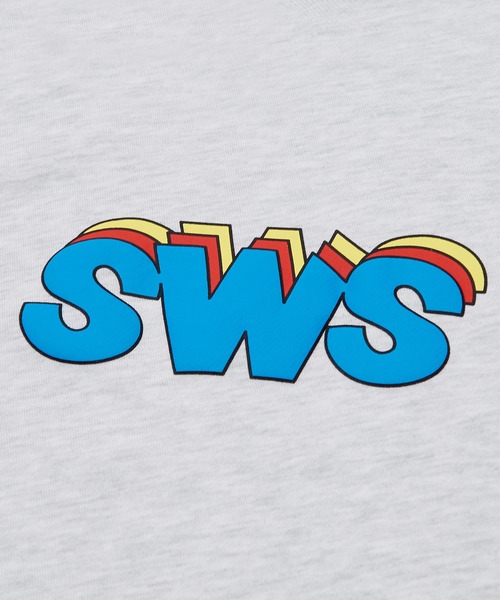 「SIDEWAY STANCE」 スウェットカットソー LARGE ブラック メンズ_画像9