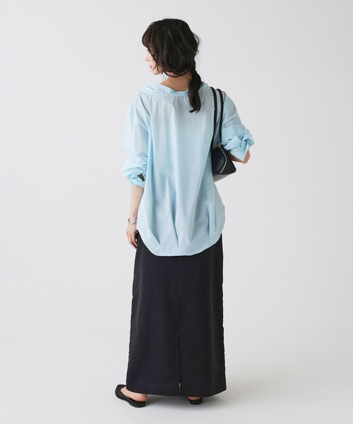 uvカット ブラウス シャツ 「多機能素材」ボトルネックブラウス レディースの画像